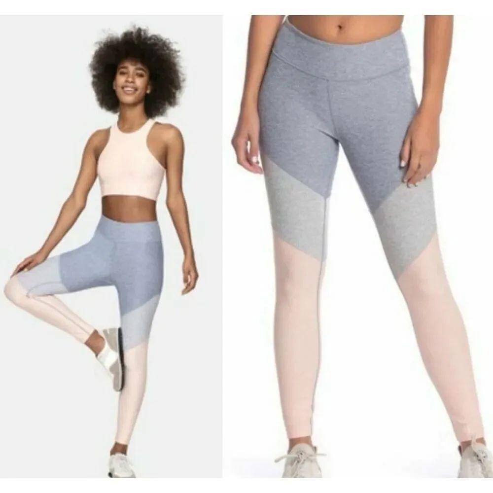Outdoor Voices Spring Colorblock Leggings Size M